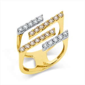 Ring 18 kt GG+WG