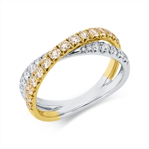 Ring 18 kt WG+GG