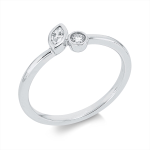 Ring Zarge 18 kt WG