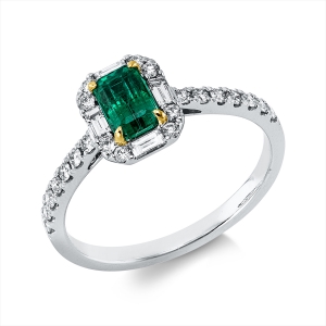 Ring 18 kt WG+GG