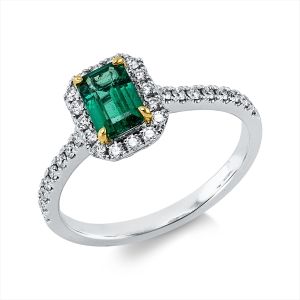 Ring 18 kt WG+GG