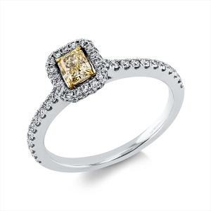 Ring 18 kt WG+GG