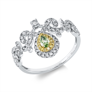 Ring 18 kt WG+GG
