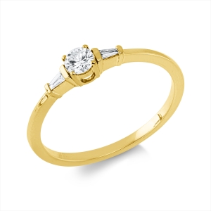 Ring 4er-Krappe 18 kt GG