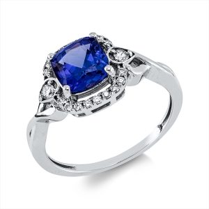 Ring 4er-Krappe 18 kt WG