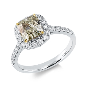Ring 4er-Krappe 18 kt WG+GG, GIA 1149557987