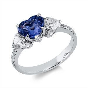Ring 3er-Krappe 18 kt WG
