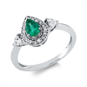 Ring 3er-Krappe 18 kt WG
