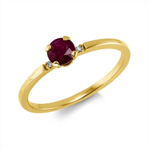 Ring 4er-Krappe 18 kt GG
