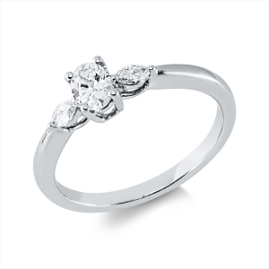 Ring 4er-Krappe 18 kt WG