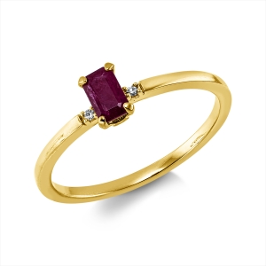 Ring 4er-Krappe 18 kt GG