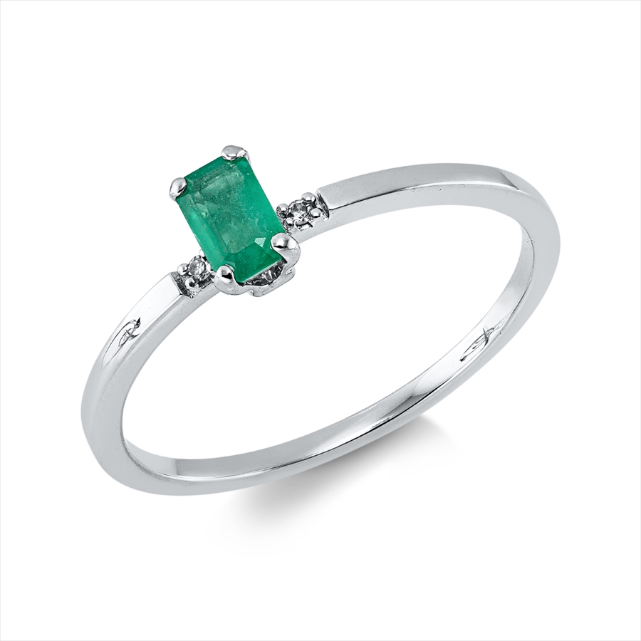 Ring 4er-Krappe 18 kt WG