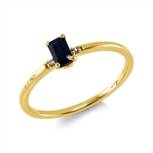 Ring 4er-Krappe 18 kt GG