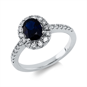 Ring 4er-Krappe 18 kt WG