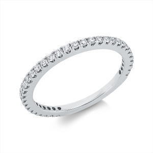 Infinity Memoire Ring  18kt Weißgold mit 0,34ct Diamanten
