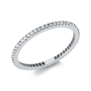 Infinity Memoire Ring  18kt Weißgold mit 0,32ct Diamanten