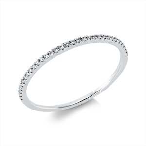 Infinity Memoire Ring  18kt Weißgold mit 0,07ct Diamanten