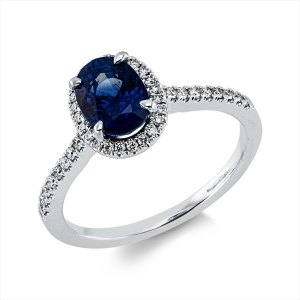 Ring 4er-Krappe 18 kt WG