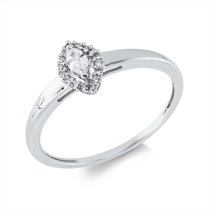 Ring 2er-Krappe 18 kt WG