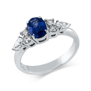 Ring 4er-Krappe 18 kt WG