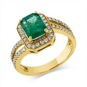 Ring 4er-Krappe 18 kt GG