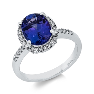 Ring 4er-Krappe 18 kt WG