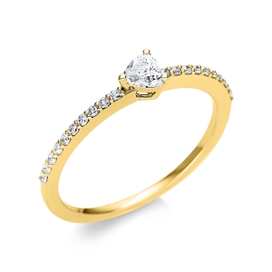 Ring 3er-Krappe 18 kt GG