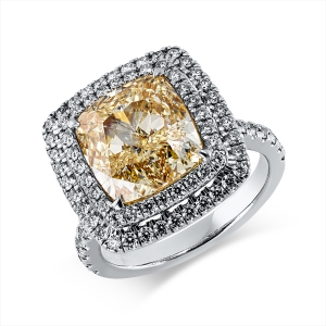 Ring 4er-Krappe 18 kt WG, GIA2286590370