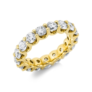 Infinity Memoire Ring  18kt Gelbgold mit 4,31ct Diamanten