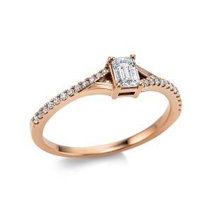 Ring 4er-Krappe 18 kt RG