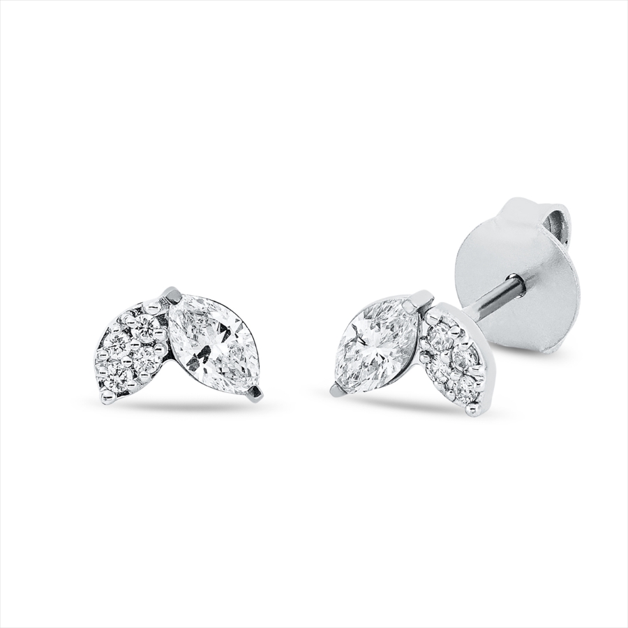 Ohrstecker 18 kt WG
