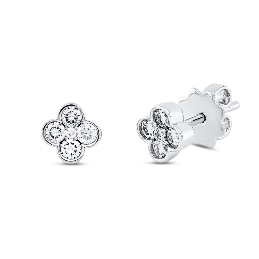 Ohrstecker 18 kt WG