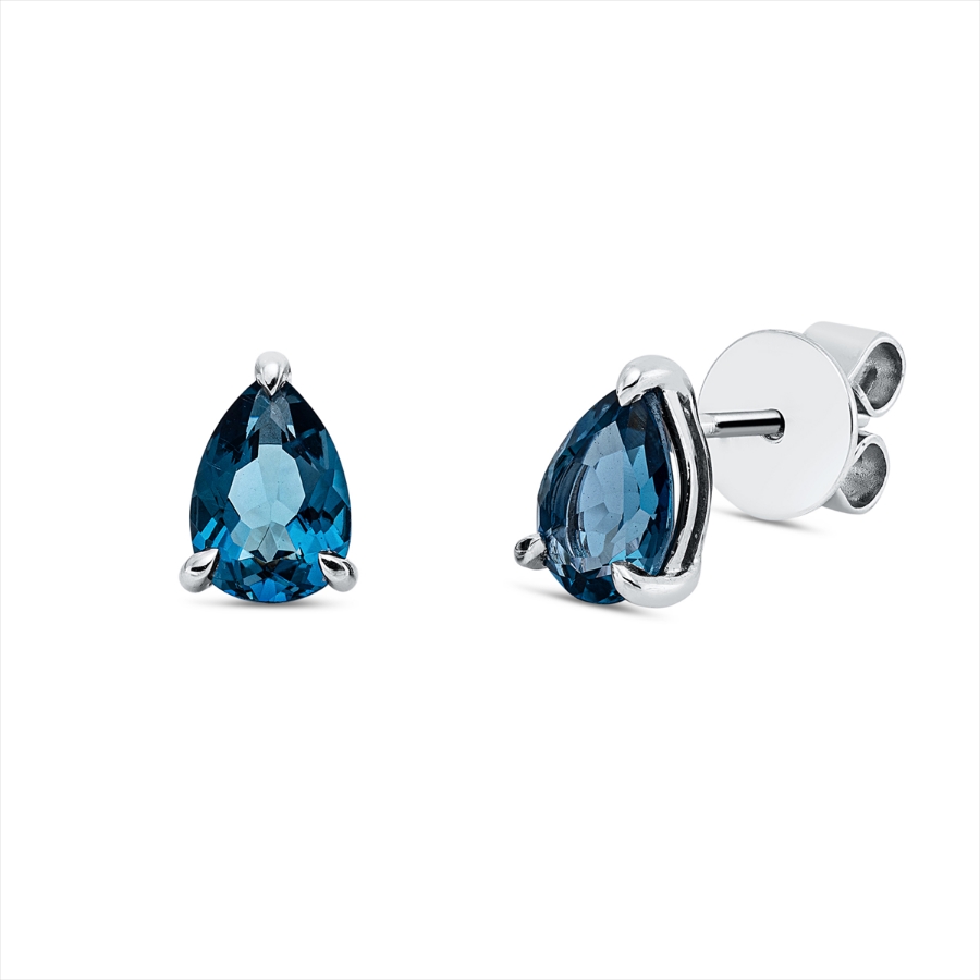 Ohrstecker 3er-Krappe 18 kt WG