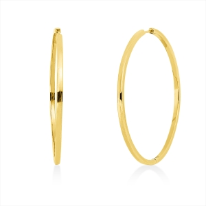 Creolen  14kt Gelbgold mit 0,00ct Diamanten