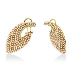 Ohrschmuck  18kt Gelbgold mit 0,26ct Diamanten