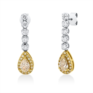 Ohrschmuck 18 kt WG+GG