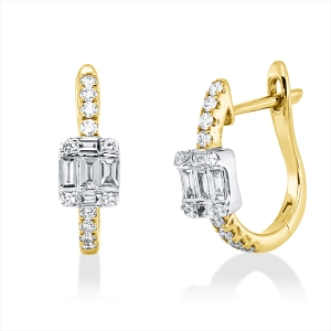 Creolen 18 kt GG+WG