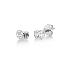 Ohrstecker 18 kt WG