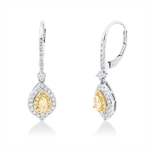 Ohrschmuck 18 kt WG+GG