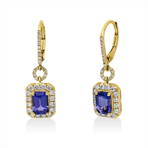 Ohrschmuck 14 kt GG+WG