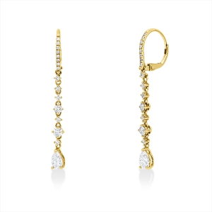 Ohrschmuck 18 kt GG+WG