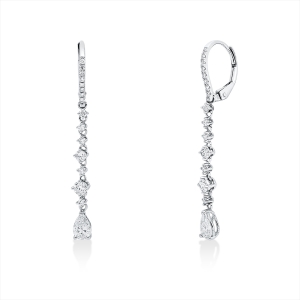 Ohrschmuck 18 kt GG+WG
