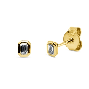 Ohrstecker Zarge 18 kt GG
