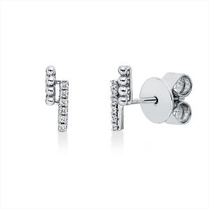 Ohrstecker 18 kt WG