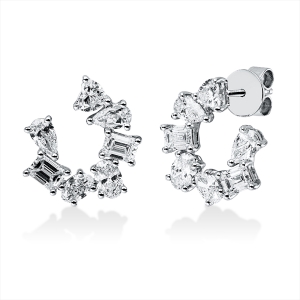 Ohrstecker 18 kt WG