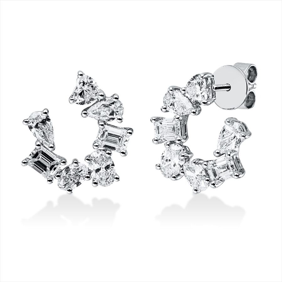 Ohrstecker 18 kt WG