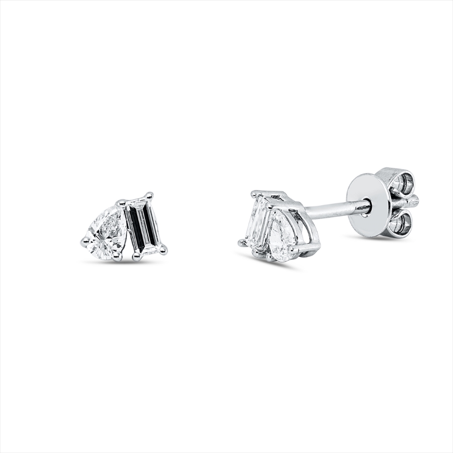 Ohrstecker 18 kt WG