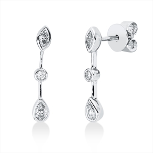 Ohrstecker 18 kt WG
