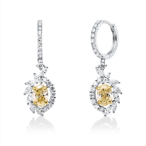 Ohrschmuck 18 kt WG+GG