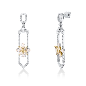 Ohrschmuck 18 kt WG+GG